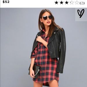 Plaid dress from lulus